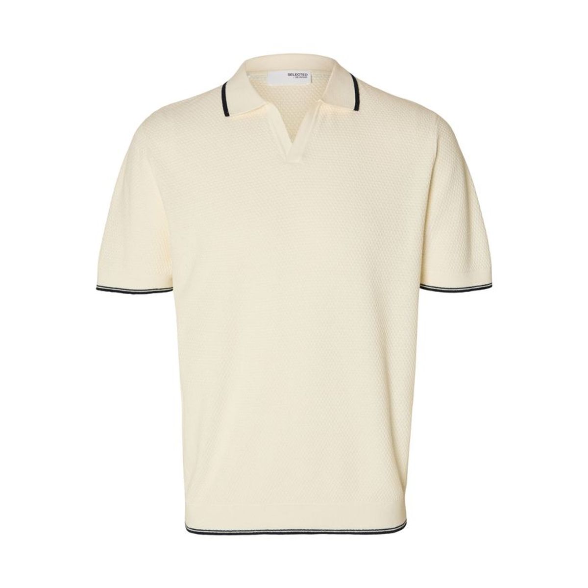 SLHARLO SS KNIT OPEN POLO