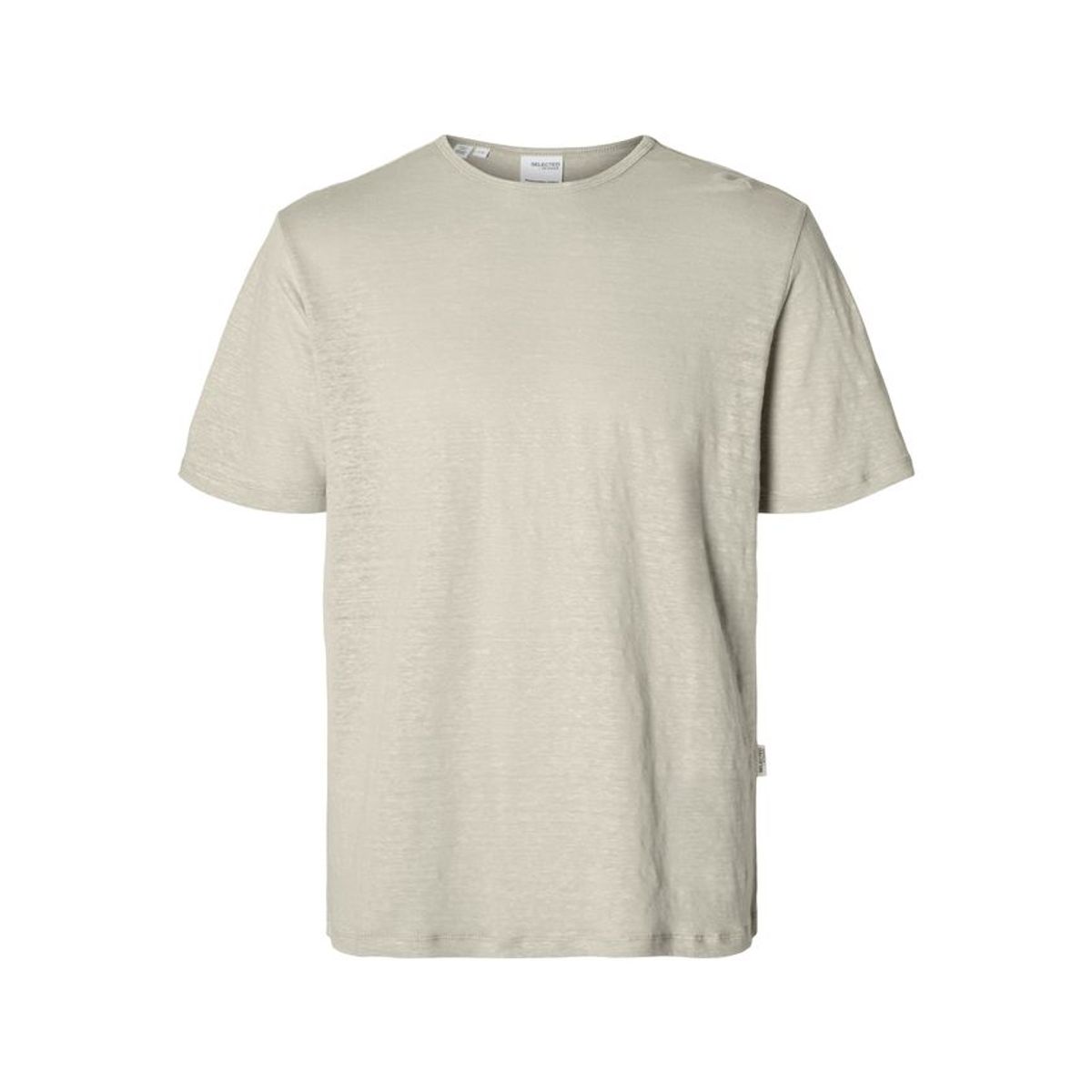 SLHBET LINEN SS O-NECK TEE