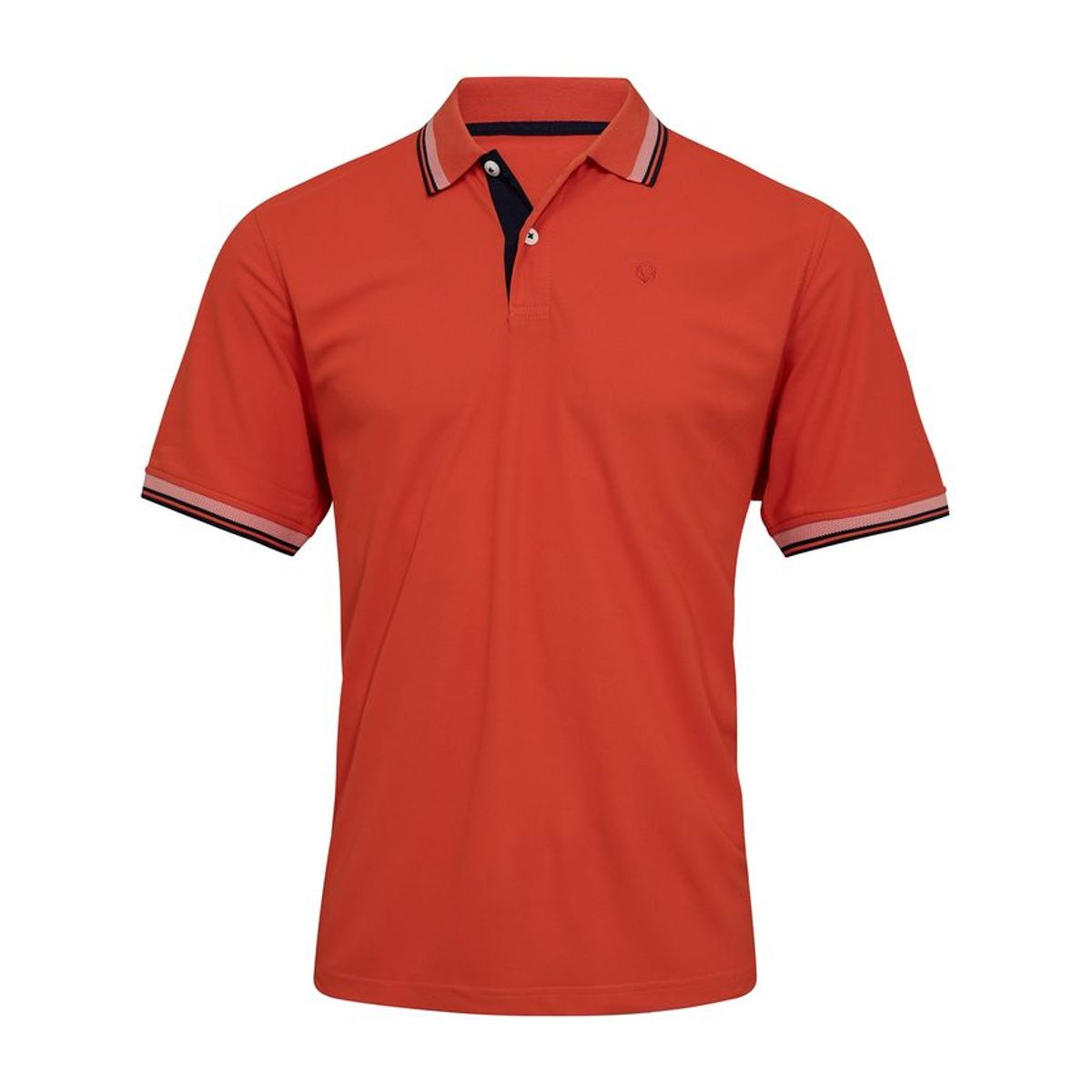 Mens performance polo modern