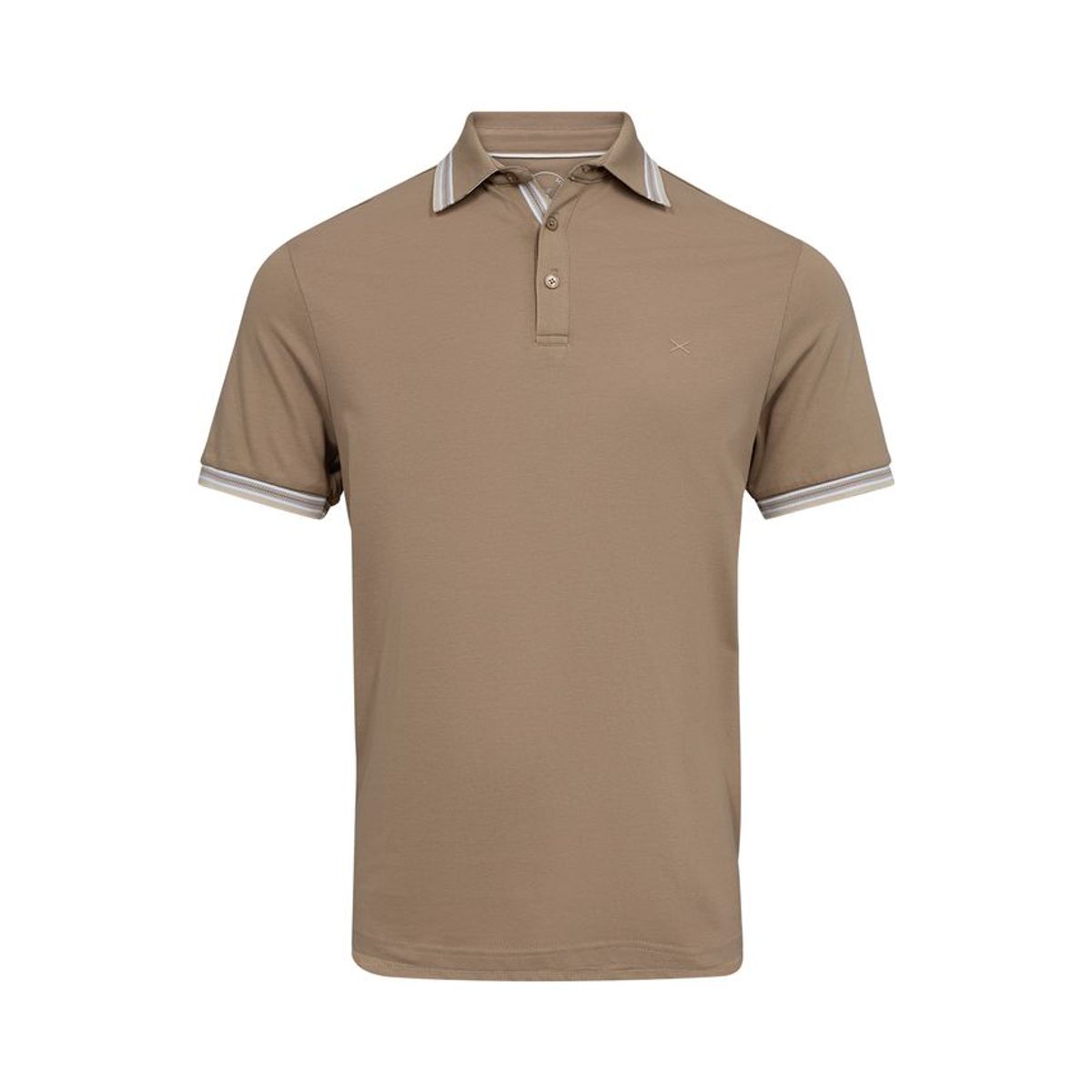 Mens polo brick modern fit