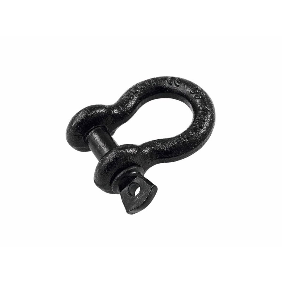 SAFETEX Shackle 10mm black with Screwbolt, Max load 1 t