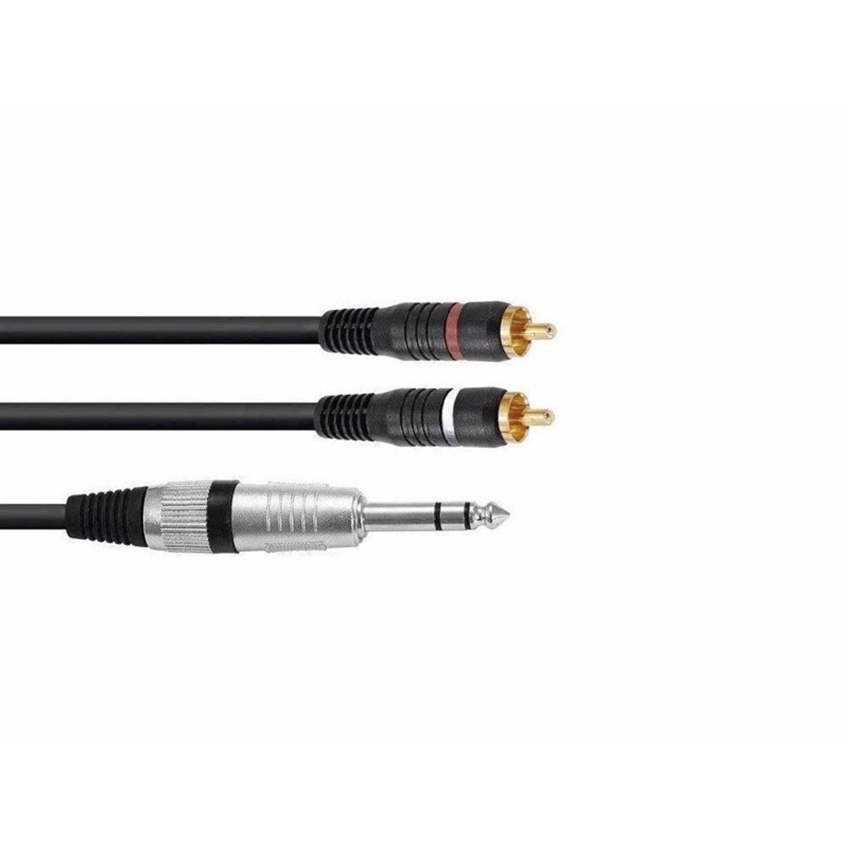 Adapterkabel Jack stereo/2xRCA 1.5m