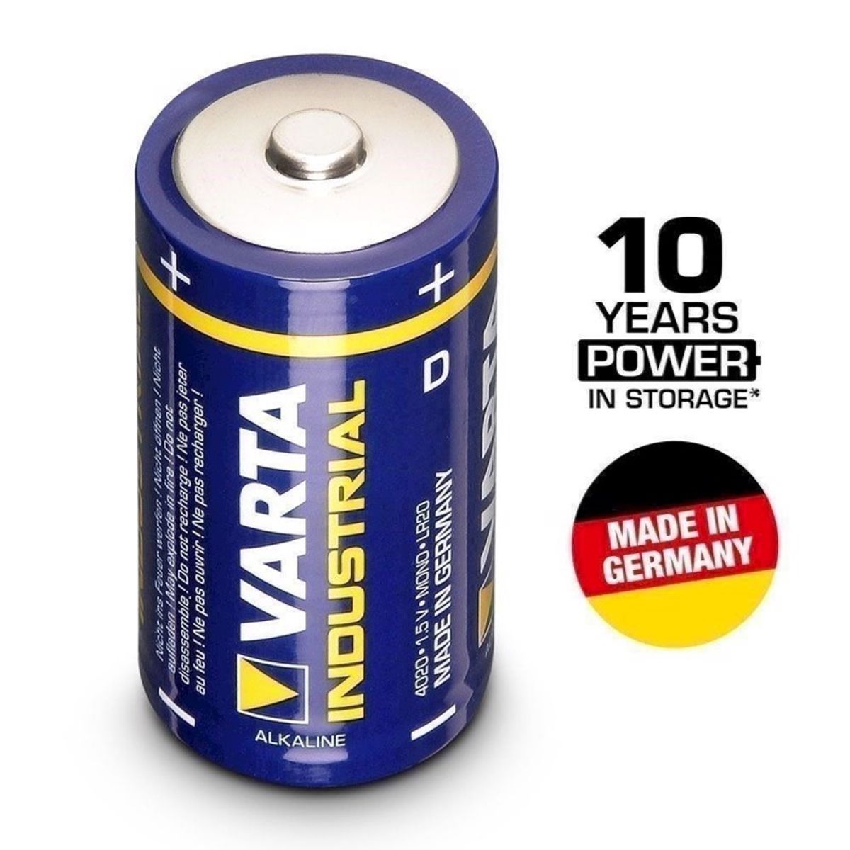 VARTA 1.5 V Battery Mono D - Industrial 4020