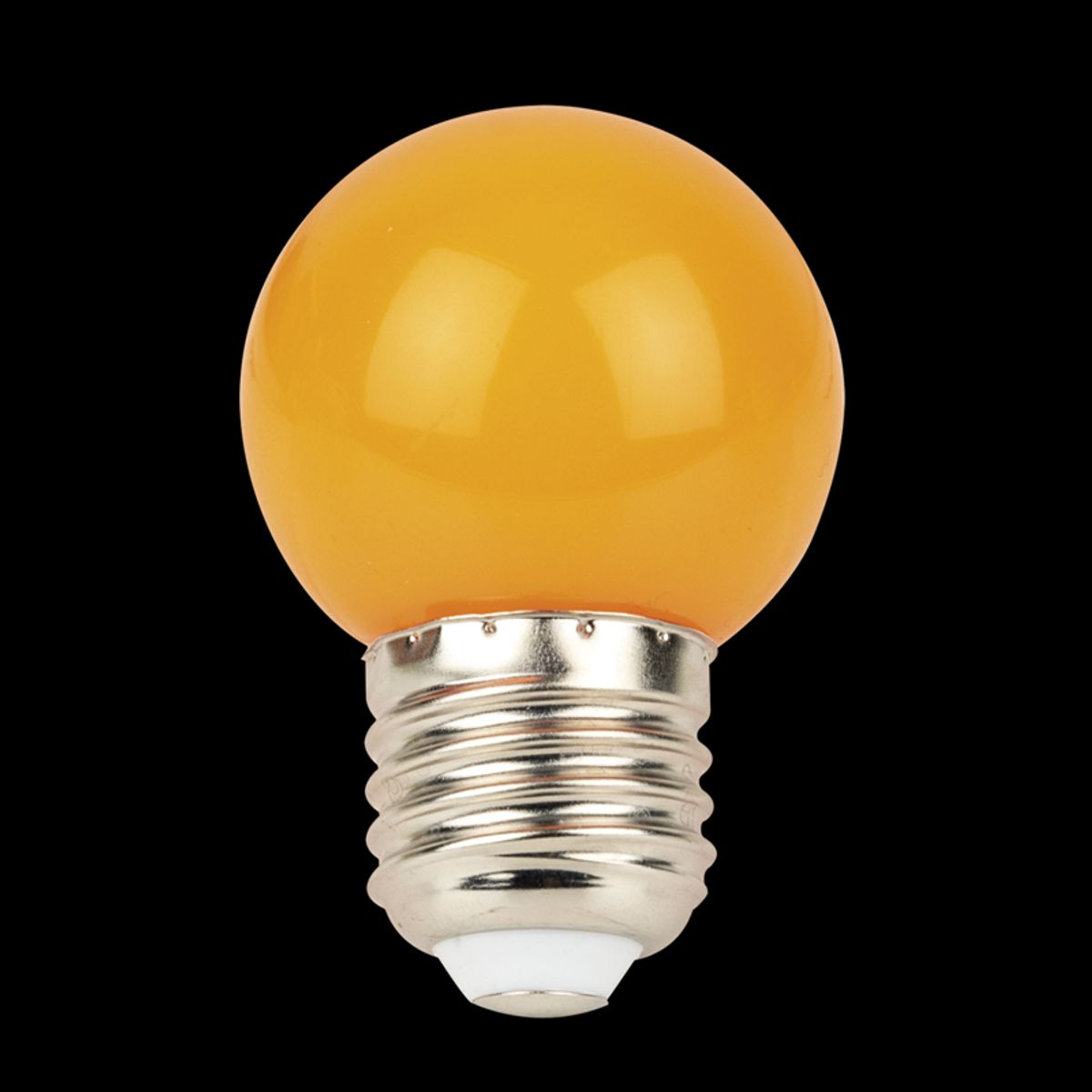 Showgear G45 LED Bulb E27 1 W - orange - non-dimmable