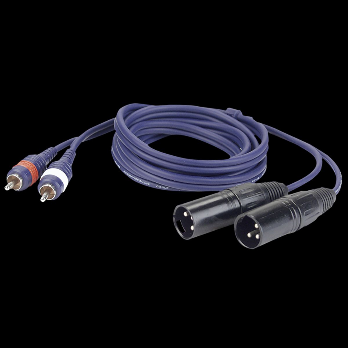 DAP FL26 - 2 RCA male L/R to 2 XLR/M 3P 1.5 m