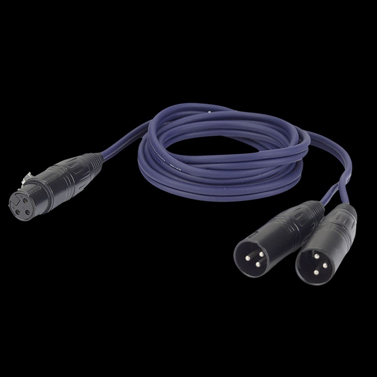 DAP FL39 - bal. XLR 3P, female to 2 x XLR 3P male 1.5 m