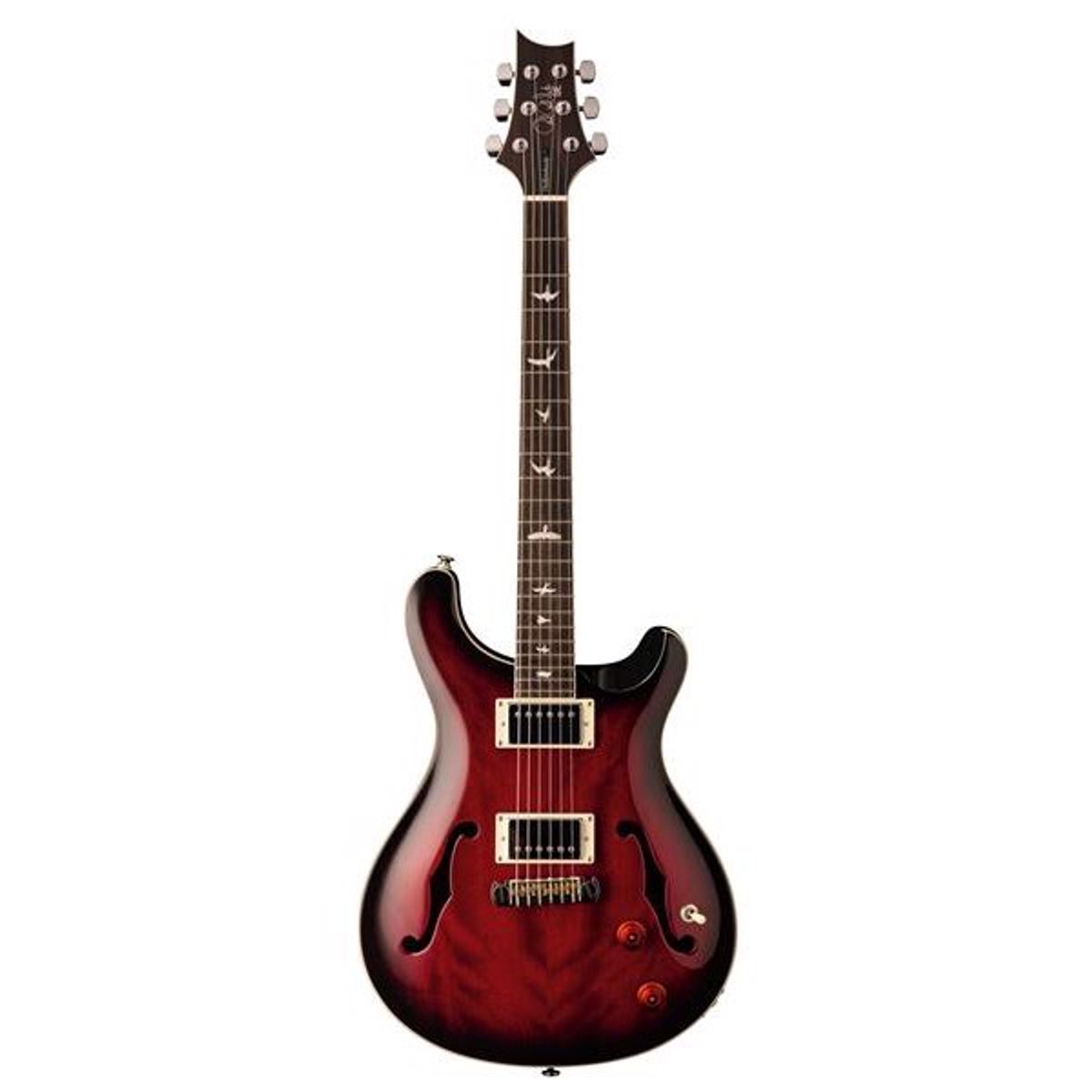 PRS SE Hollowbody Standard, Fire Red Burst