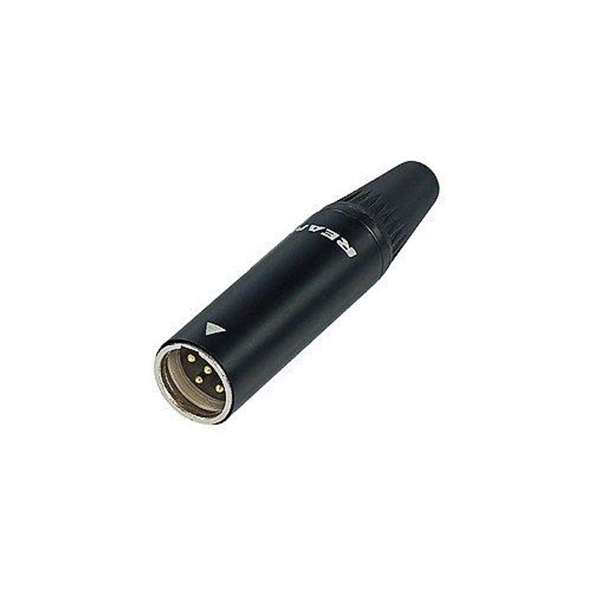 REAN Mini XLR stik 5-pol, sort hus