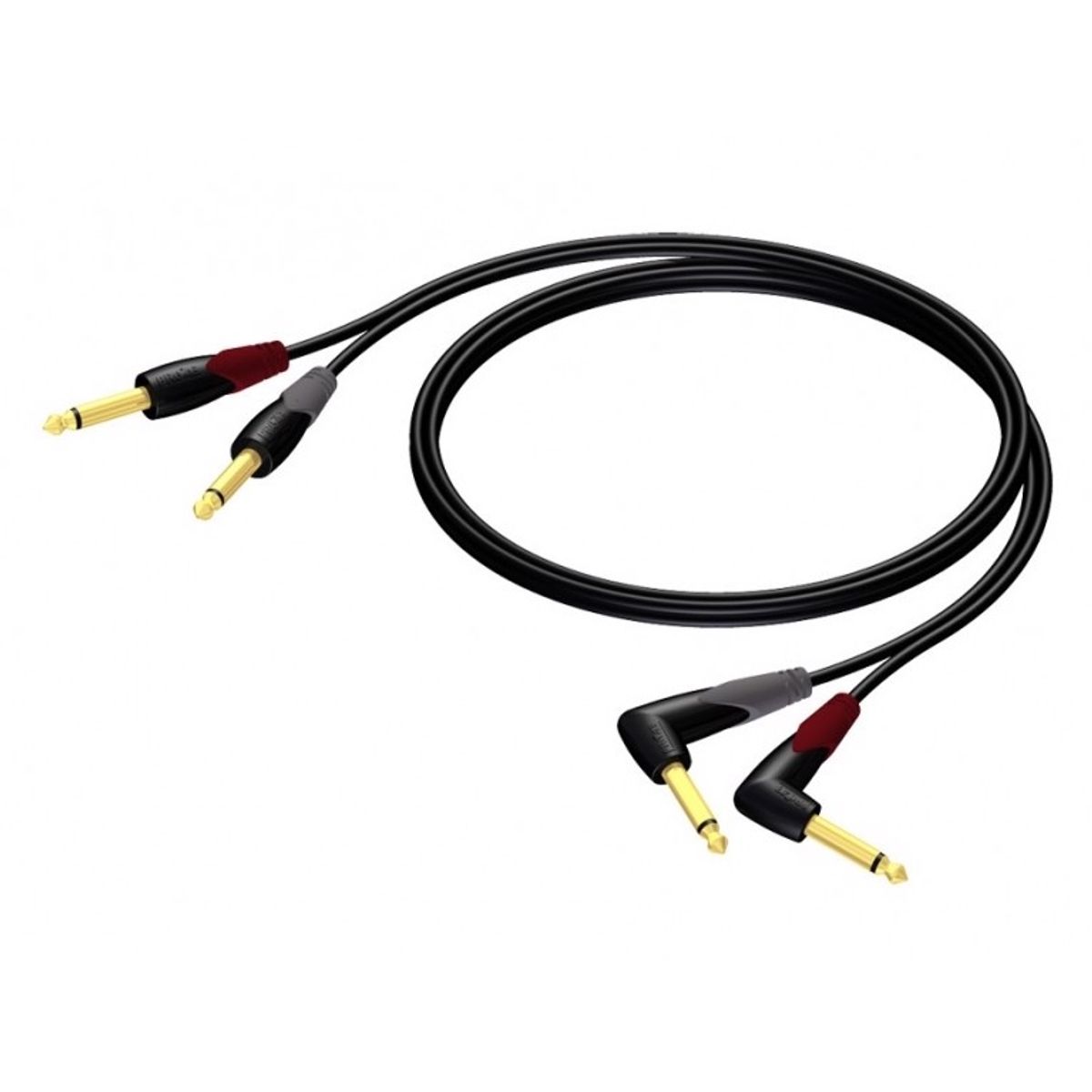 ProCab kabel mono Jack > vinkel jack - 3 meter