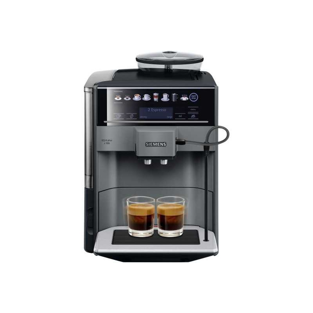 Siemens EQ.6 plus s100 TE651209RW Automatisk kaffemaskine Sort + 2 Gratis valgfri gaver