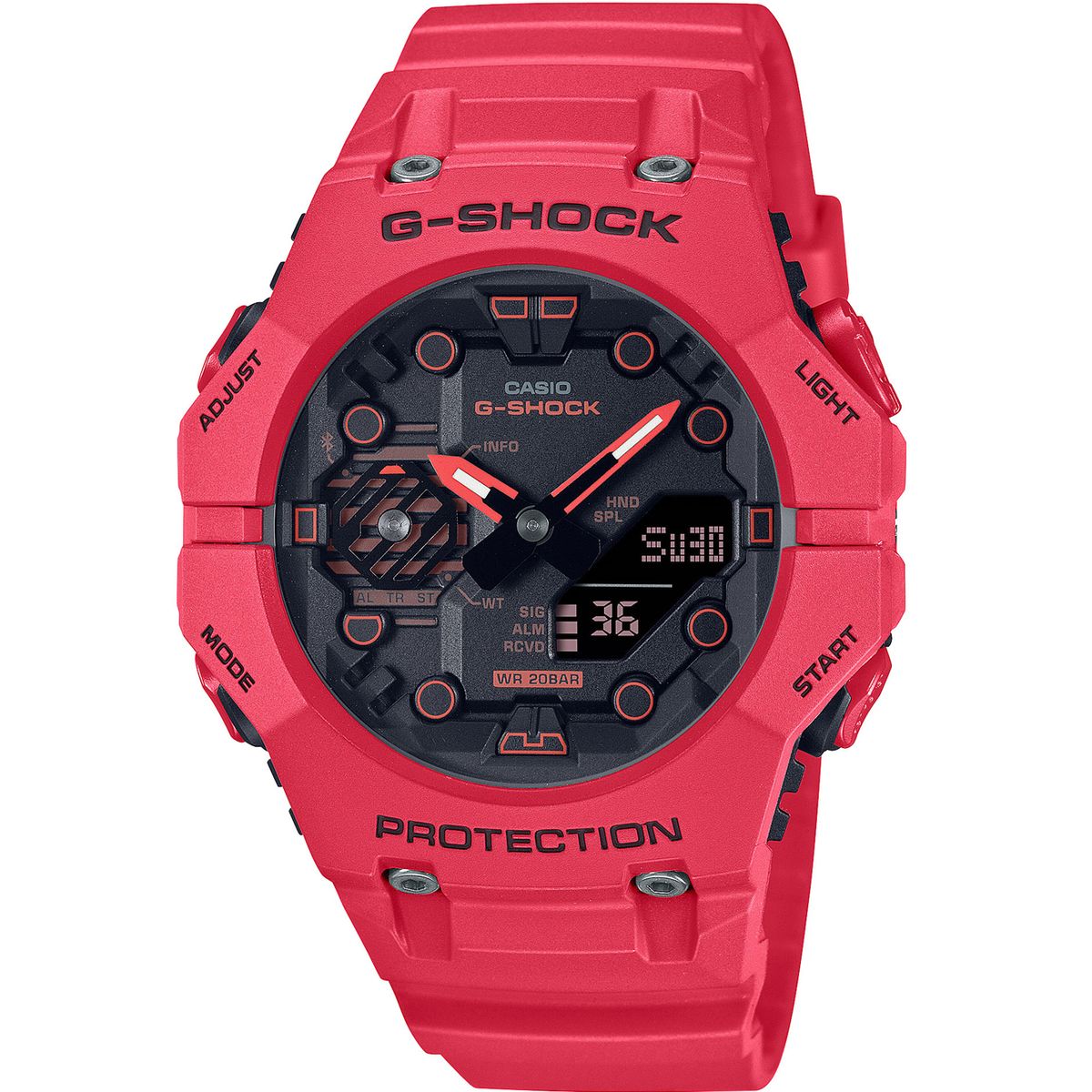 Casio GA-B001-4AER Herreur G-Shock Rødt Ur