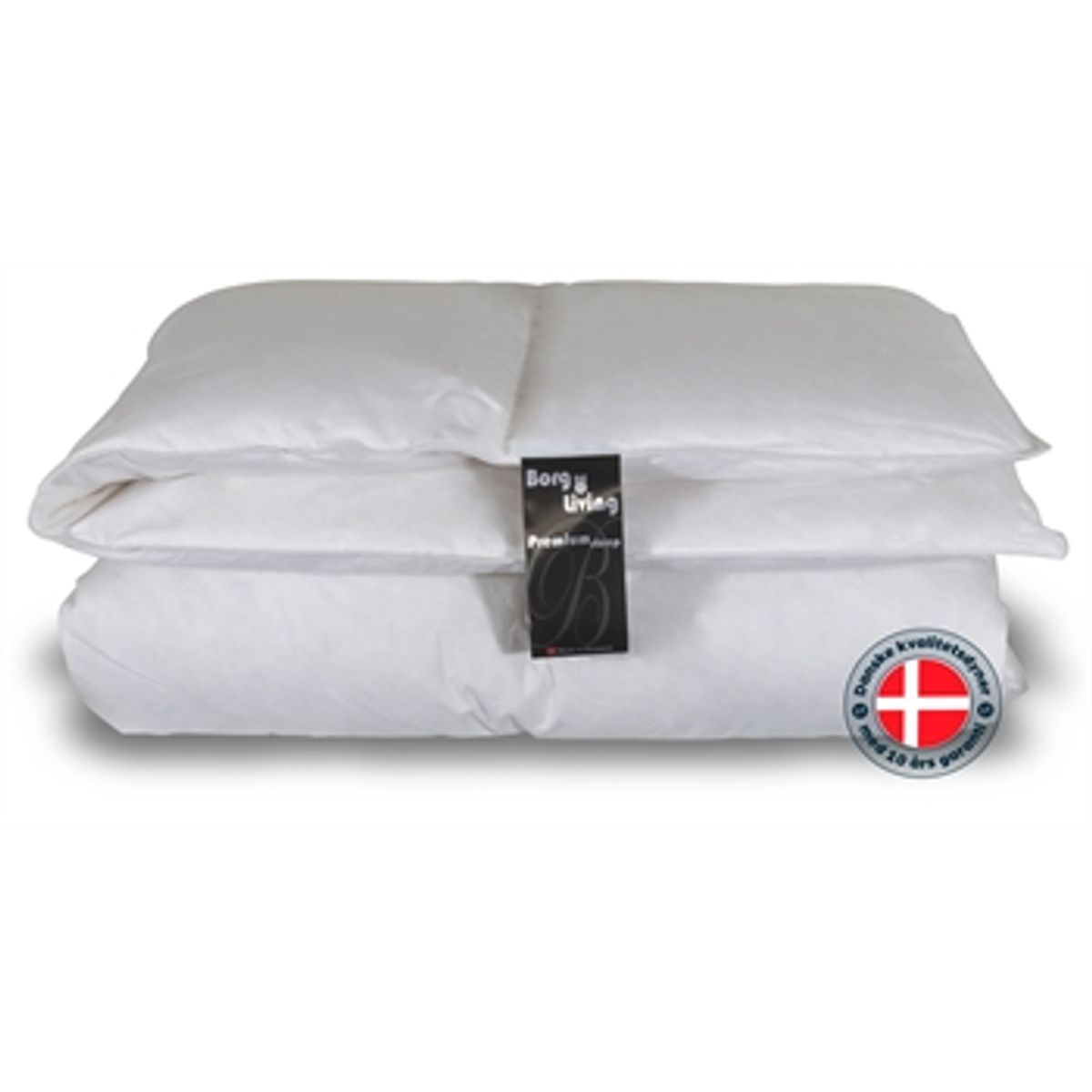 Dobbeltdyne med 100% dun - 200x220cm - Moskusdun vinter dobbelt dyne - Favorit dynen - dansk produceret dyne