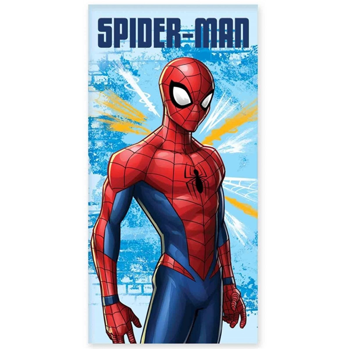 Badehåndklæde - 70x140 cm - Marvel Spiderman - 100% Bomuld