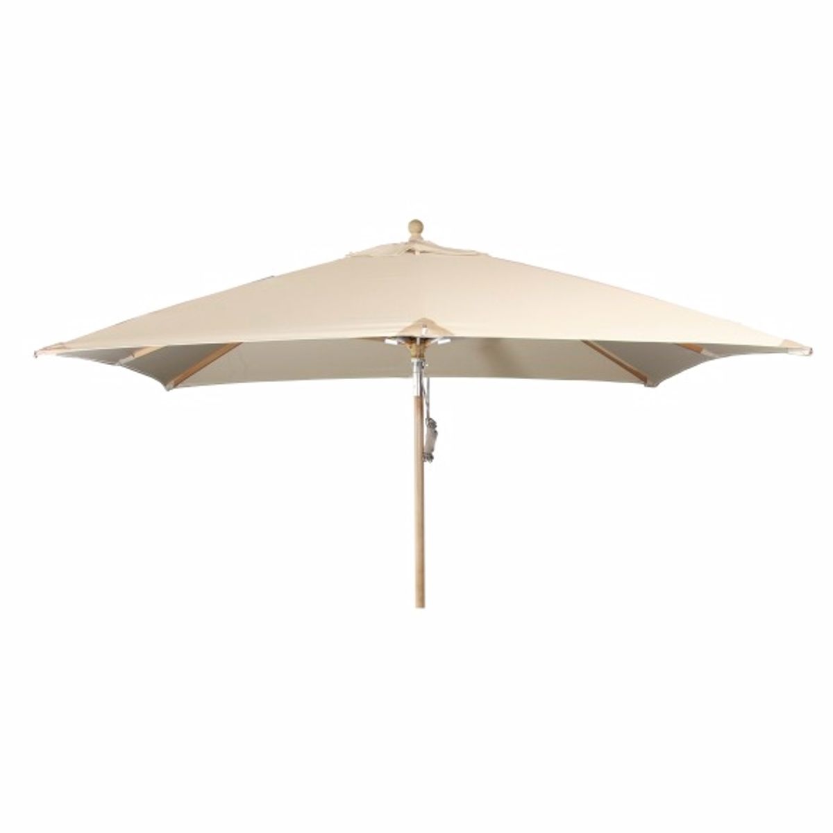 Como parasol 3x3 m Natur - Diverse > Haveparasol - Brafab - Enggården Havemøbler