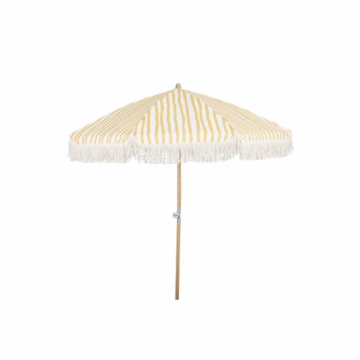 Gatsby strandparasol gul stribet - Havestole > Strandstole - Brafab - Enggården Havemøbler