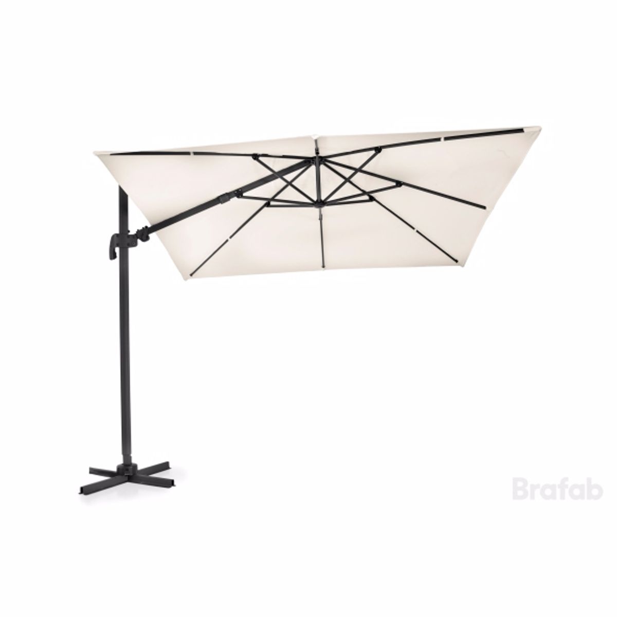 Linz parasol 3x3m beige - Diverse > Haveparasol - Brafab - Enggården Havemøbler