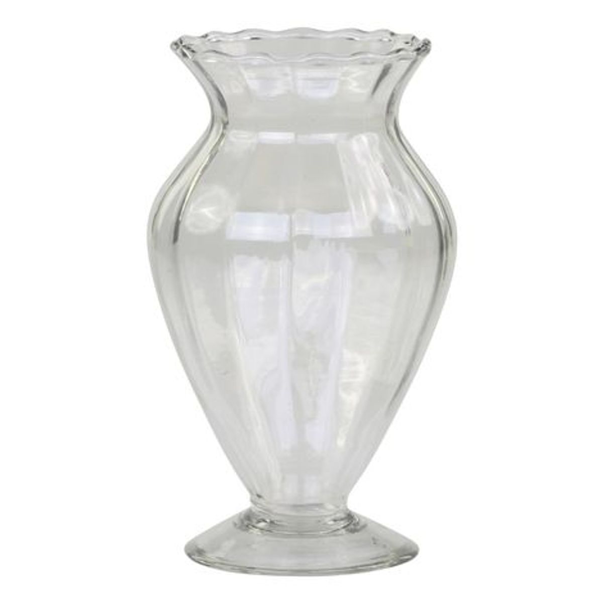 Glas vase klar