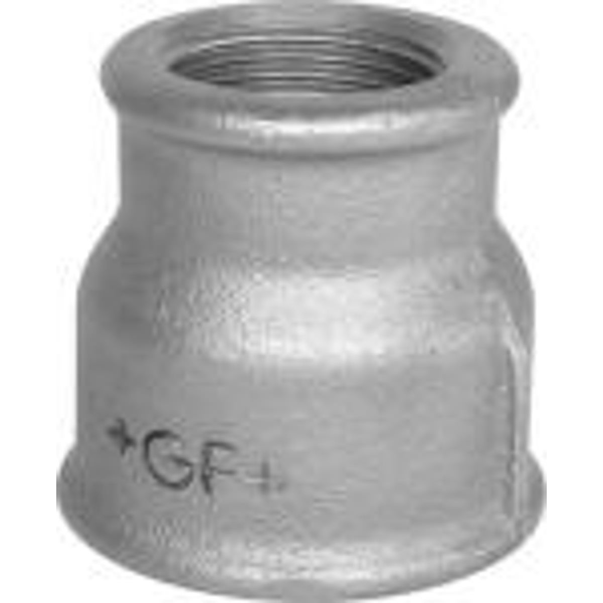 3/8" - 1/8" Sort Formmuffe Muffe/muffe