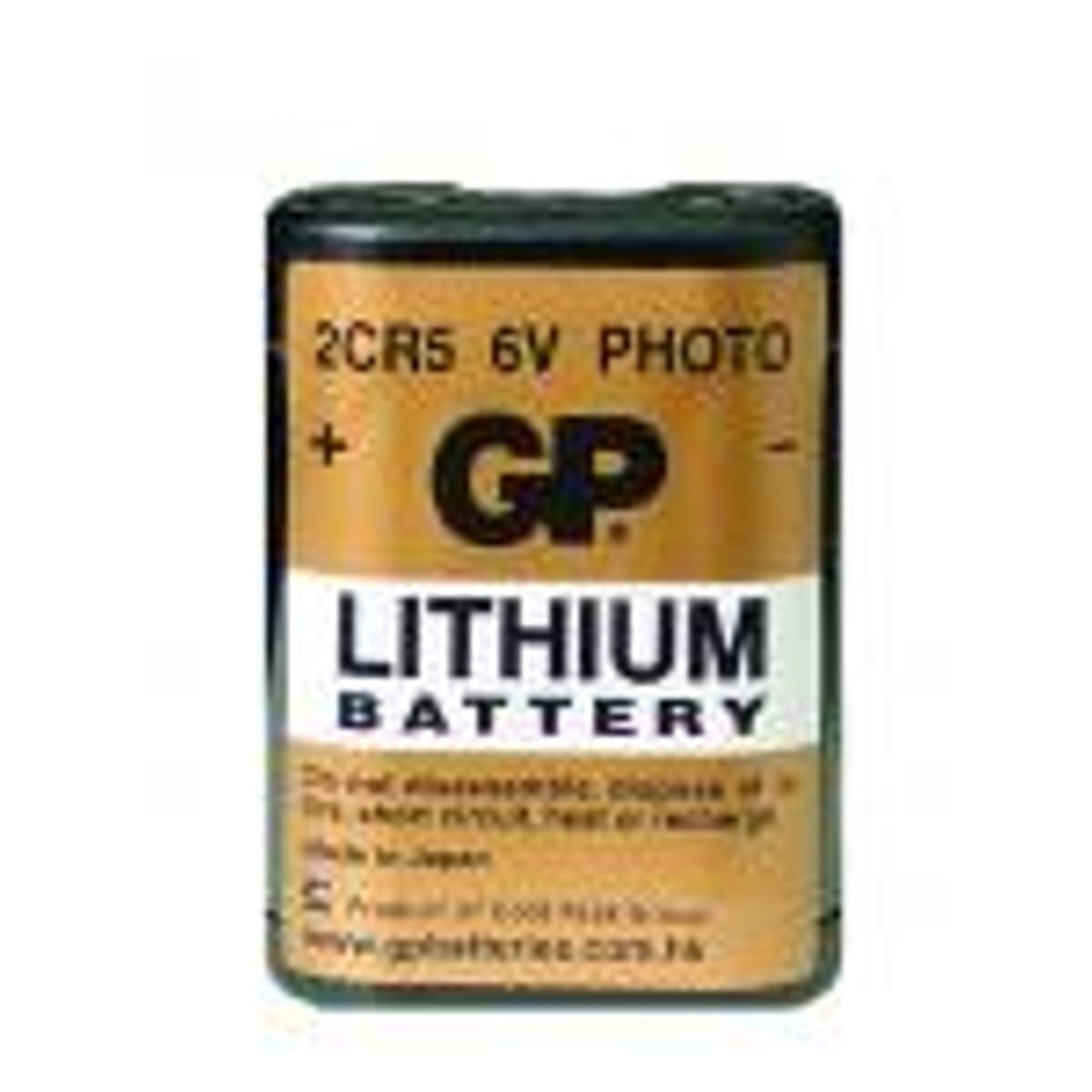 GP Fotobatt. Lithium 2CR5 6V 1 stk.