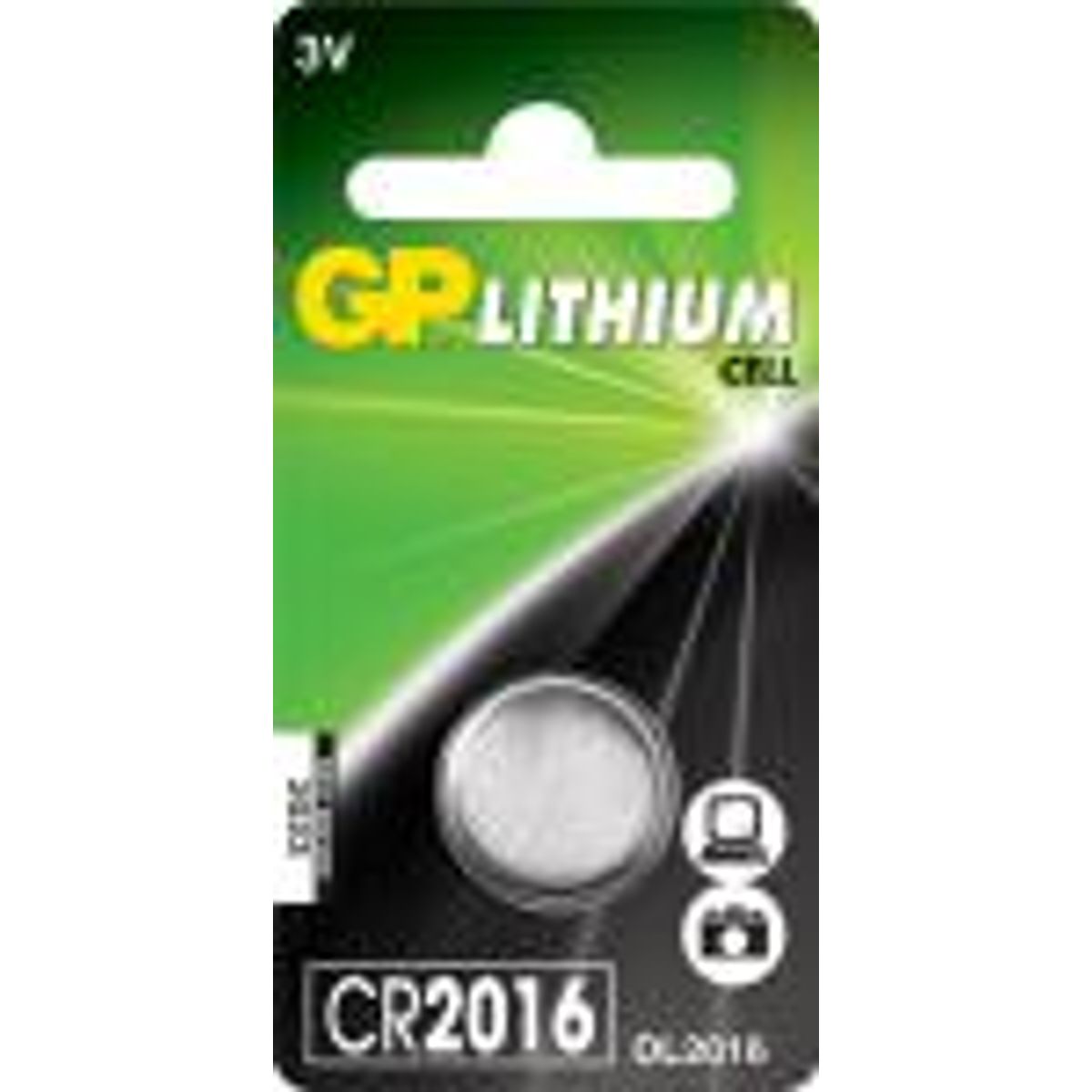 GP Lithium knap batt. CR 2016 - C1 1 stk.