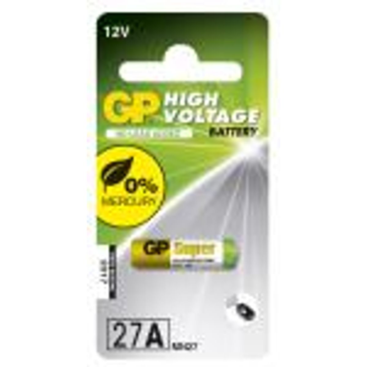 GP 27A C1 12V Alkaline batteri Ø7,7x28mm