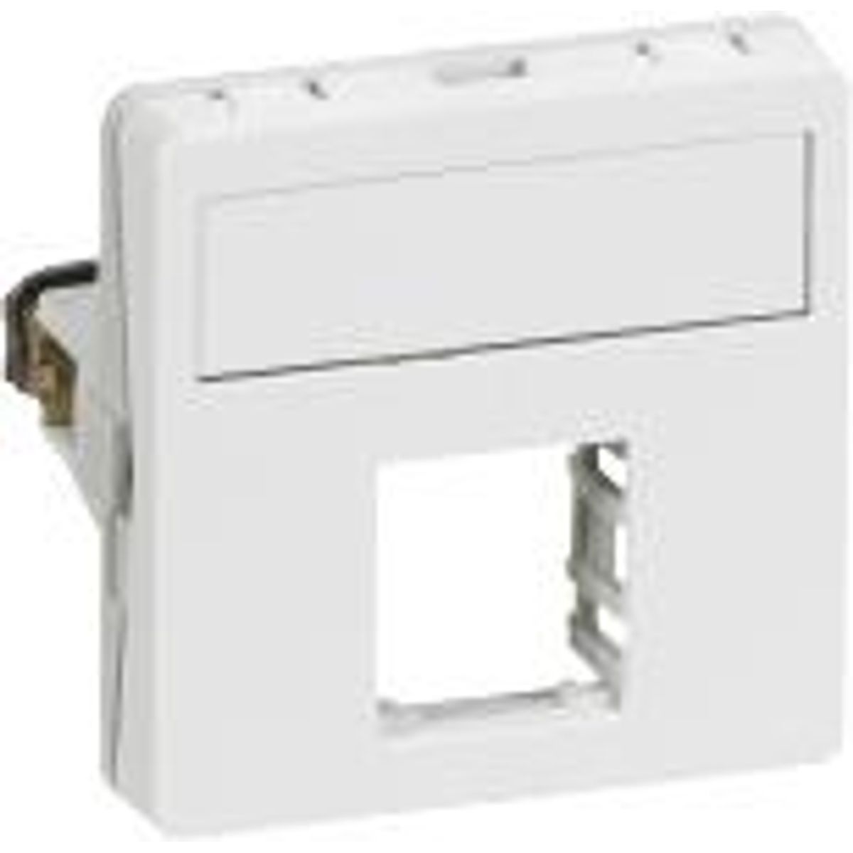 LK Fuga ® Dataudtag T1 1 modul hvid f/1xRJ45 konnektor