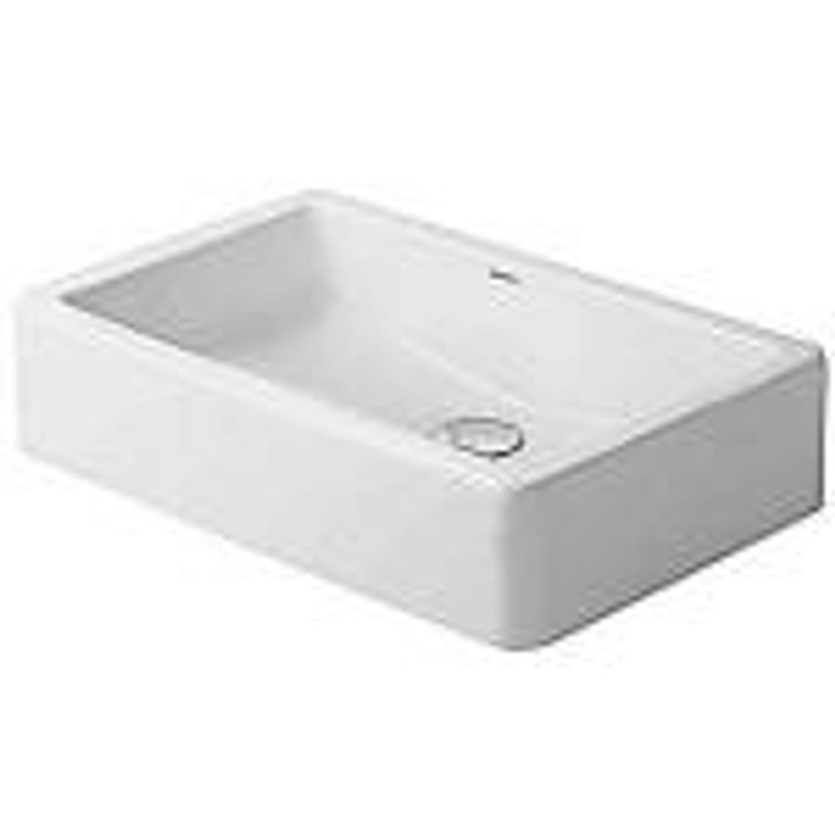 Duravit Vero bordvask, 600x380 mm, slebet kant