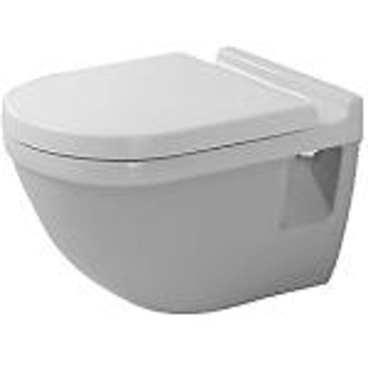 Duravit Starck 3 væghængt toilet i hvid - 540x360 mm. - Bolteafstand 230 mm