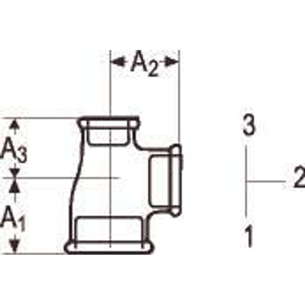 3/4 -1/2 - 3/4 S. Tee