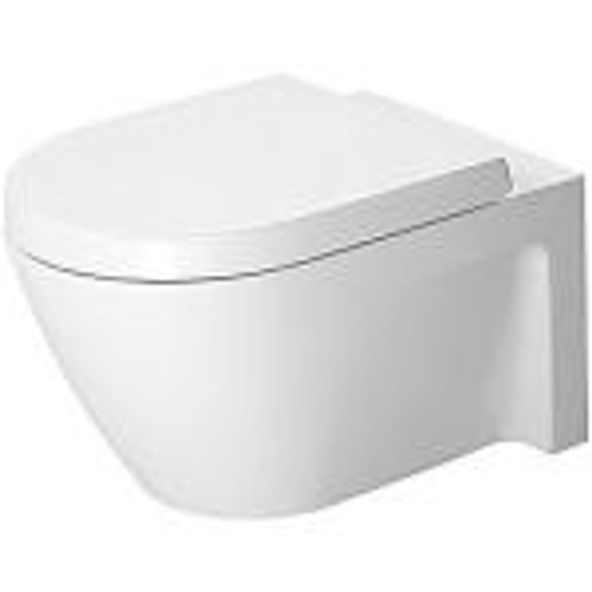 Duravit Starck 2 vægtoilet 365x540mm med skjult montering med WonderGliss