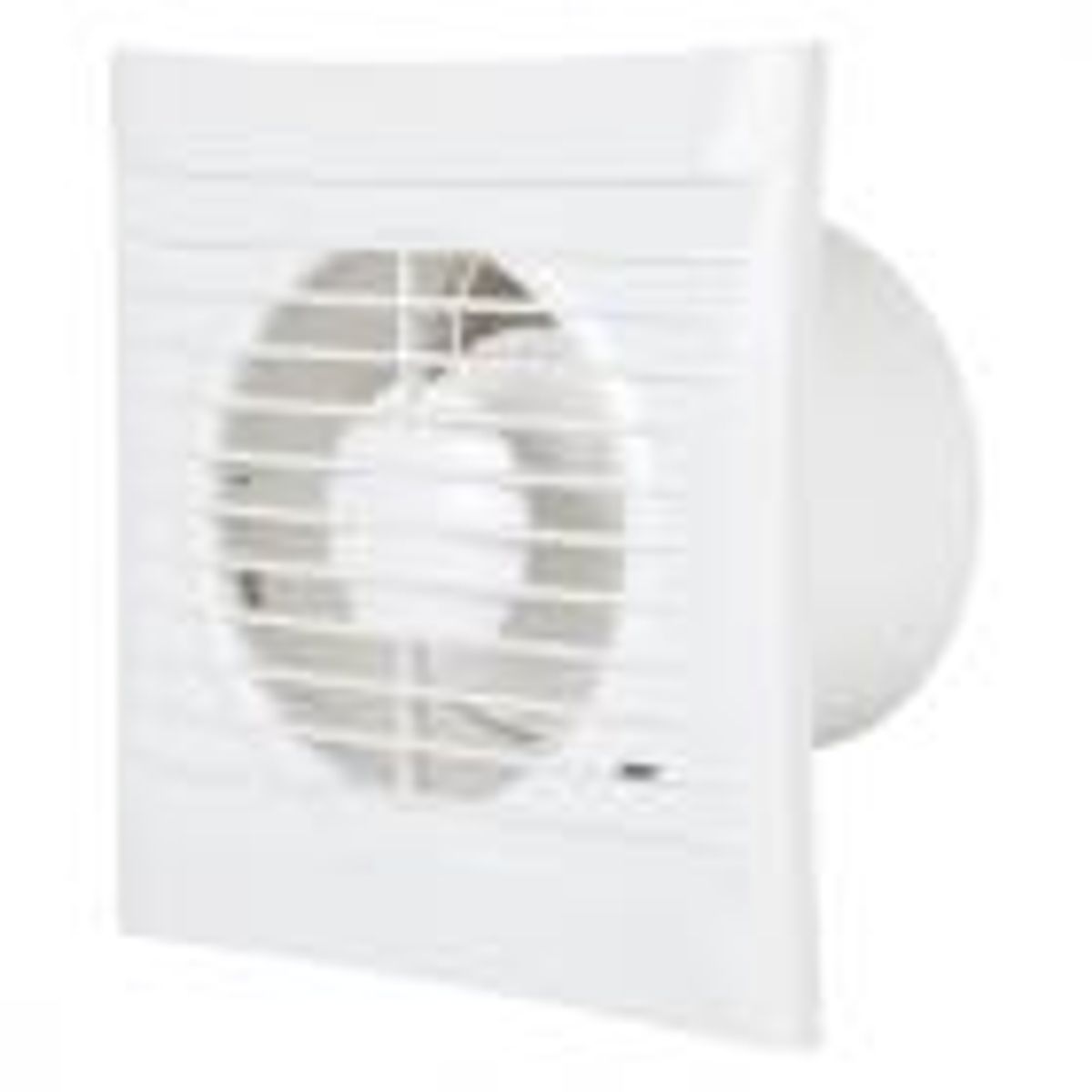 Fresh S125 standard ventilator, 187X187mm Ø125mm, hvid