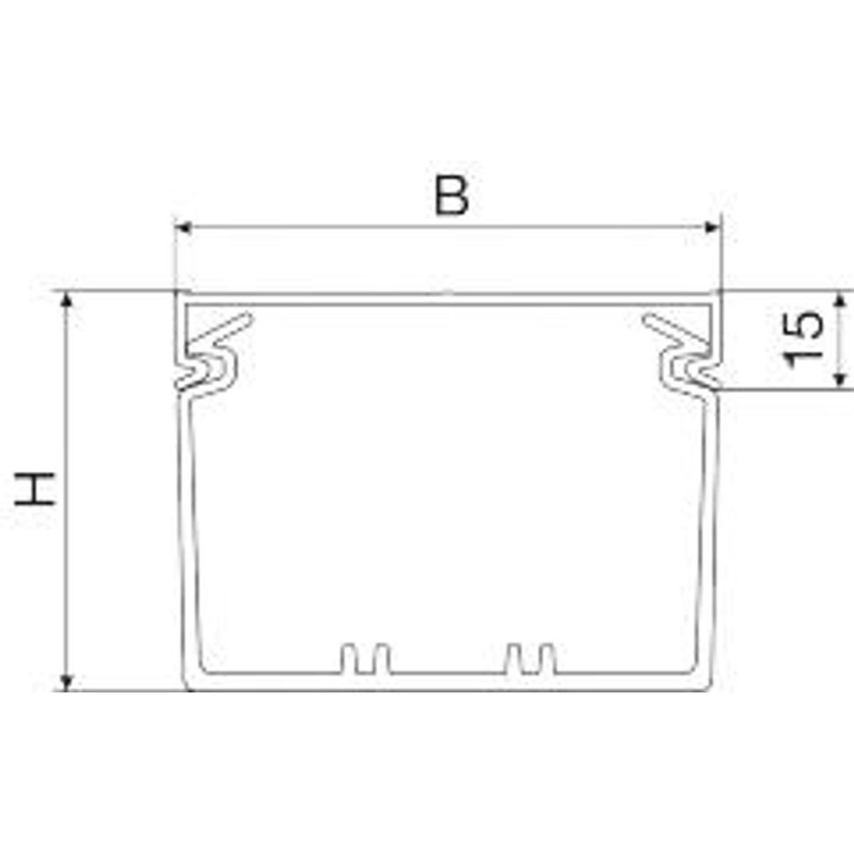 Ledningskanal Ba 7 60x40