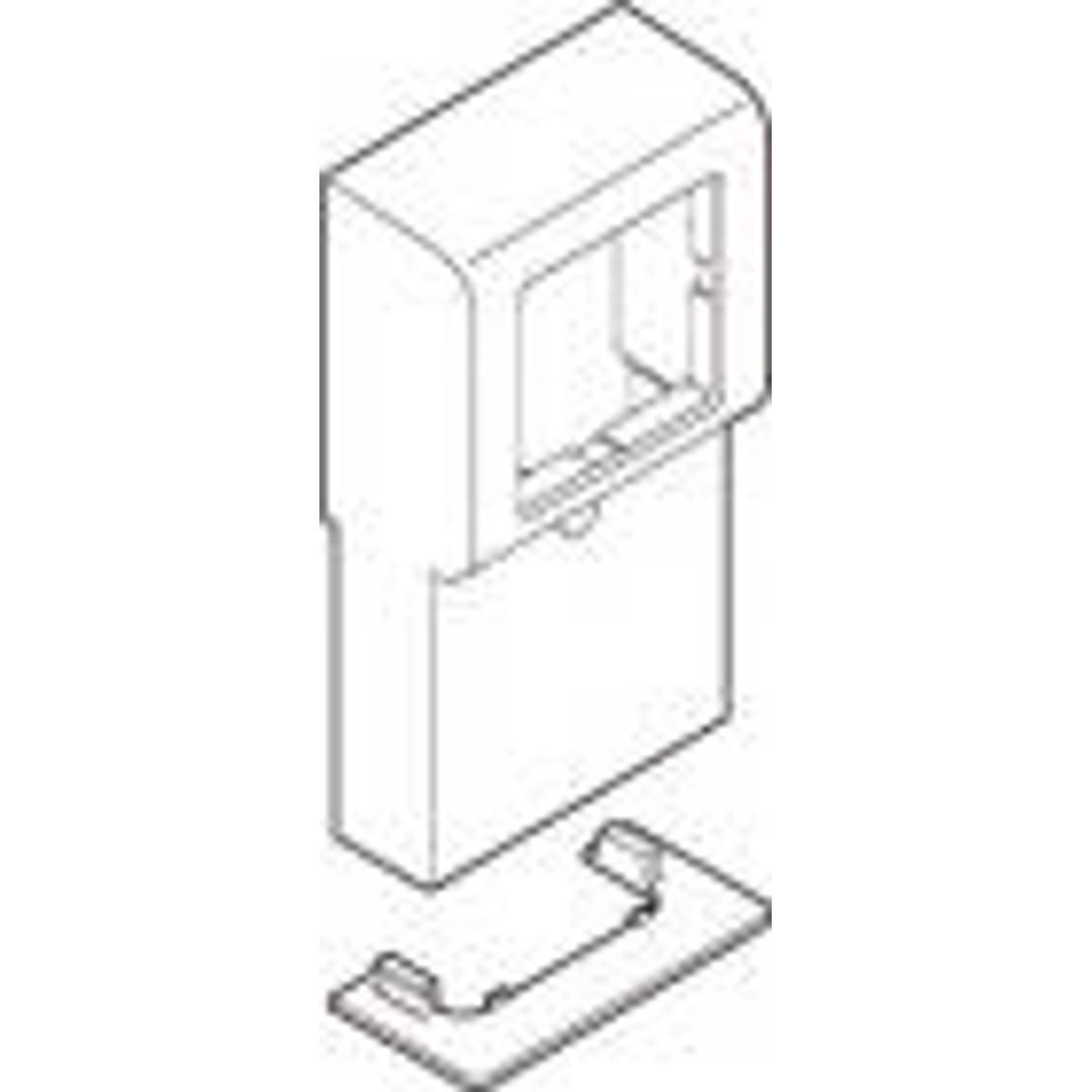 LK FUGA ® Dæksel f/Softline Panelunderlag 1 modul, lysegrå