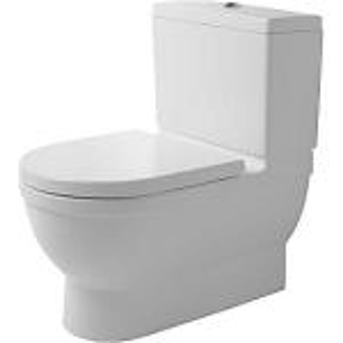 Duravit Starck 3 toiletskål back-to-wall skjult P-lås