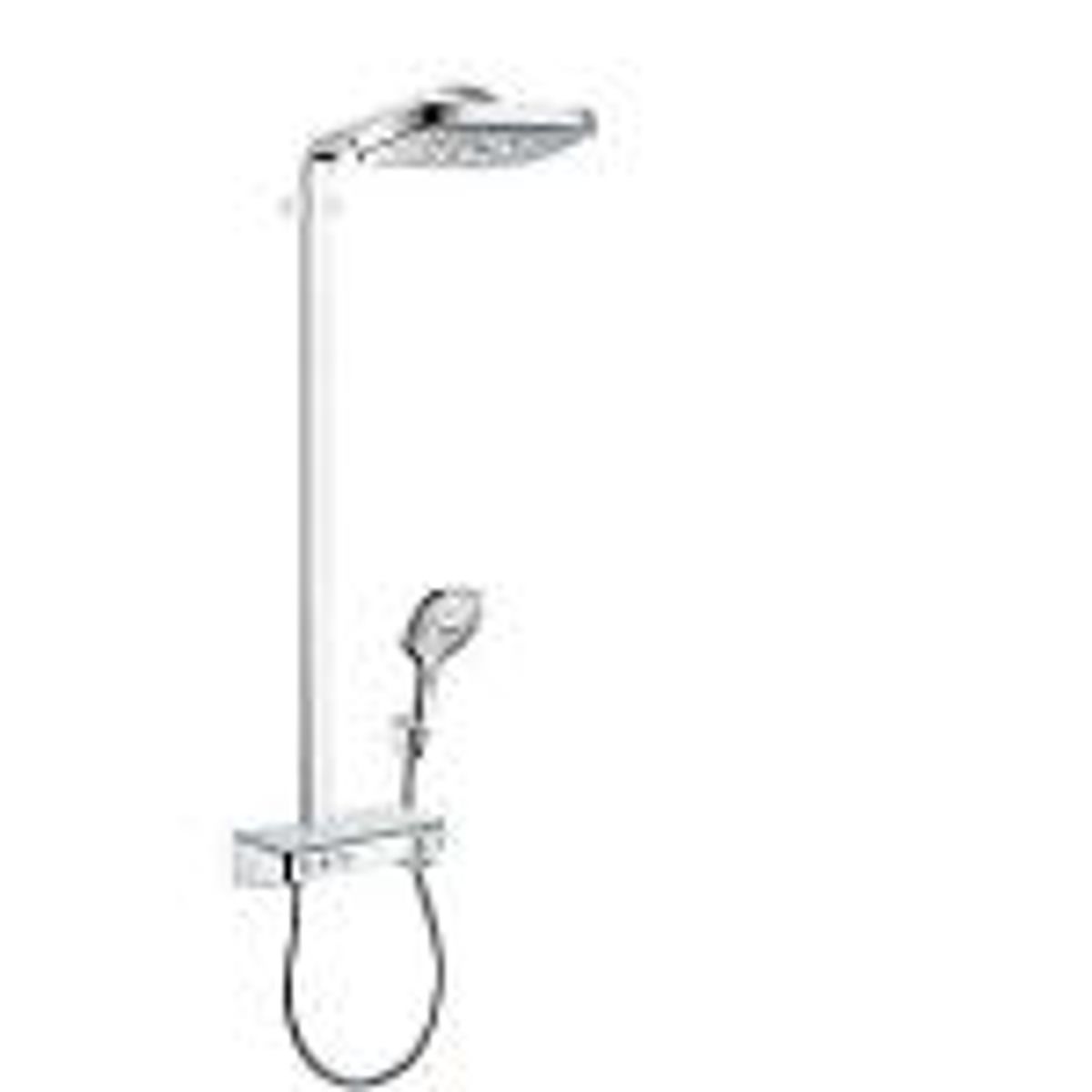 hansgrohe Raindance E showerpipe Select 300mm. Krom