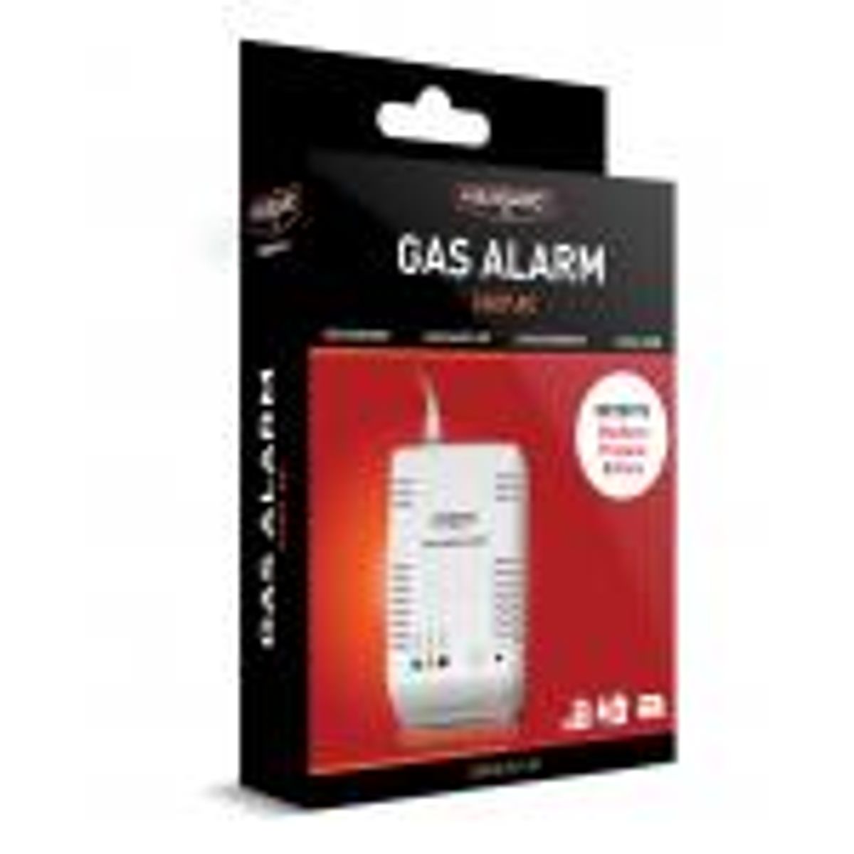 Housegard Gasalarm 240V opdager naturgas, butan og propangas, GA101S