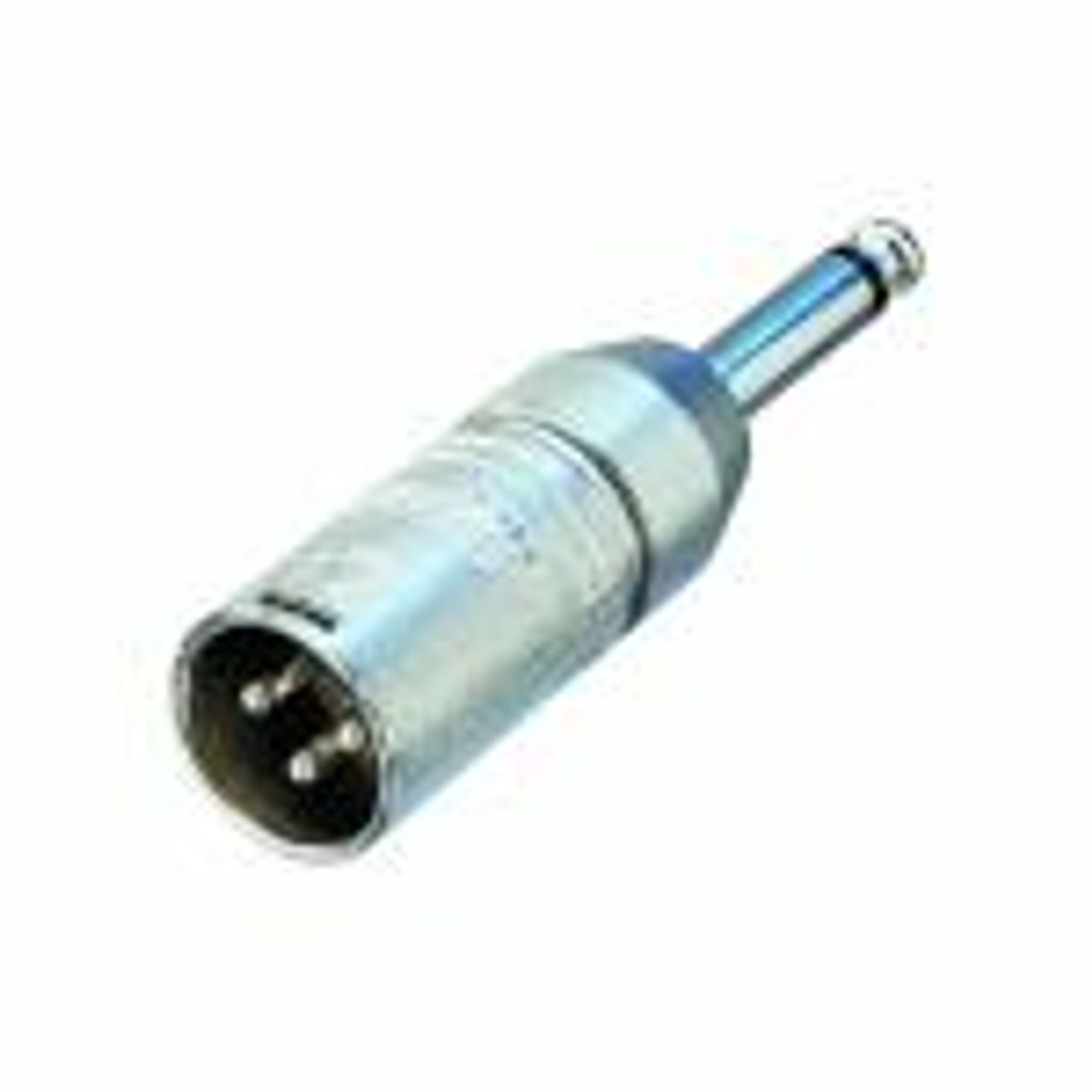 Xlr Adapter XLR 3-Pin Han - 6.35 mm Han Sølv