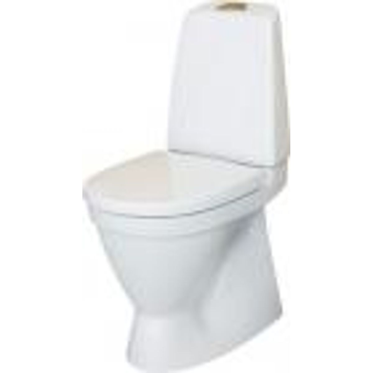 Gustavsberg WC Nautic 1500 m/åben skyllerand, m/CeramicPlus - 650x345 mm - med Softclose toiletsæde