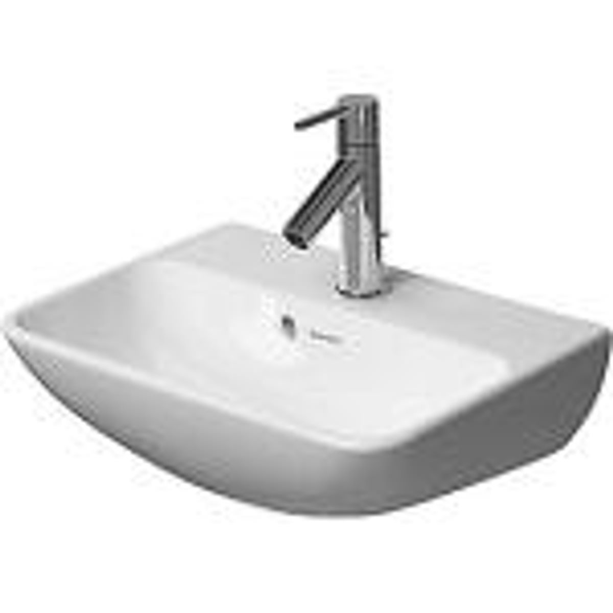 Duravit ME by Starck håndvask 450x320mm. Med hanehul og overløb