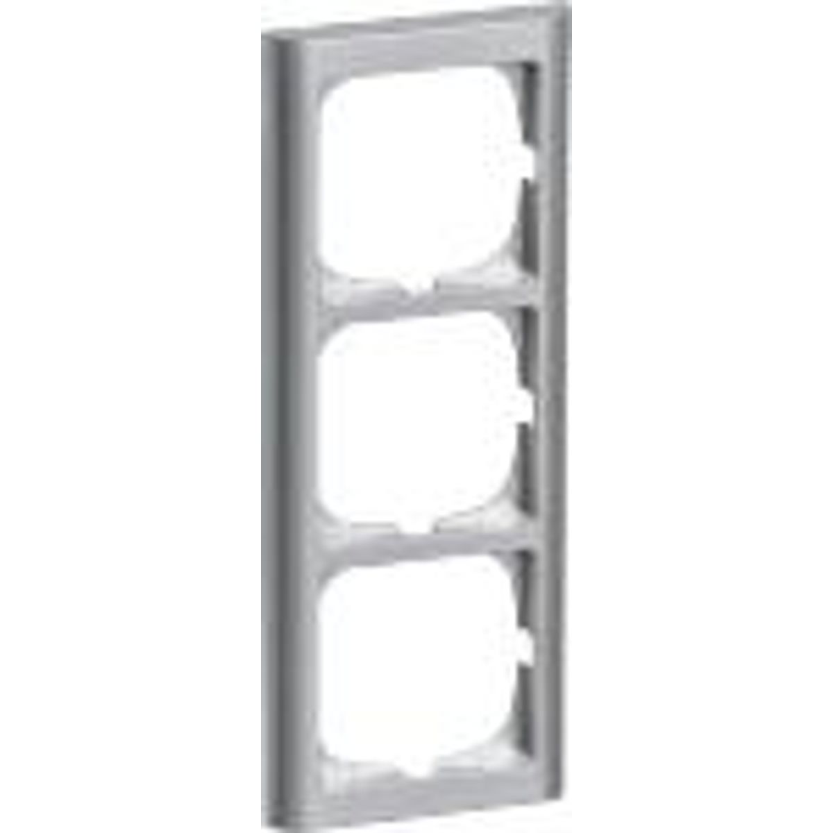 FUGA ® Softline Ramme 63 3 modul, stålmetallic