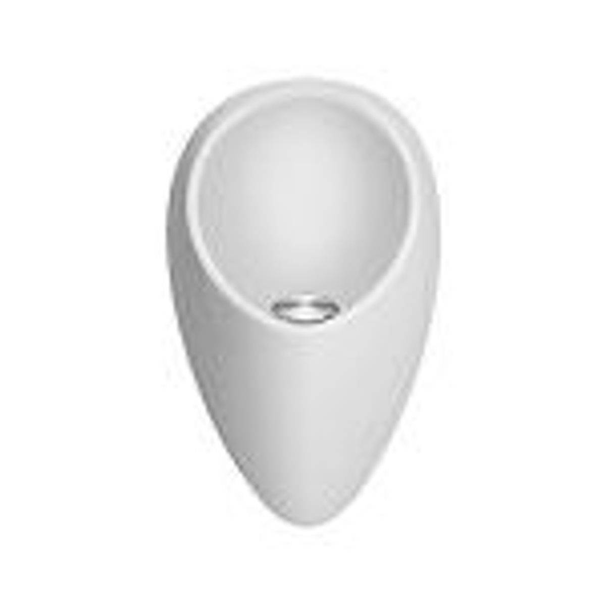 Uridan Cadet GHC-9-W Urinal med horisontal tilslutning. Glasfiber. Hvid