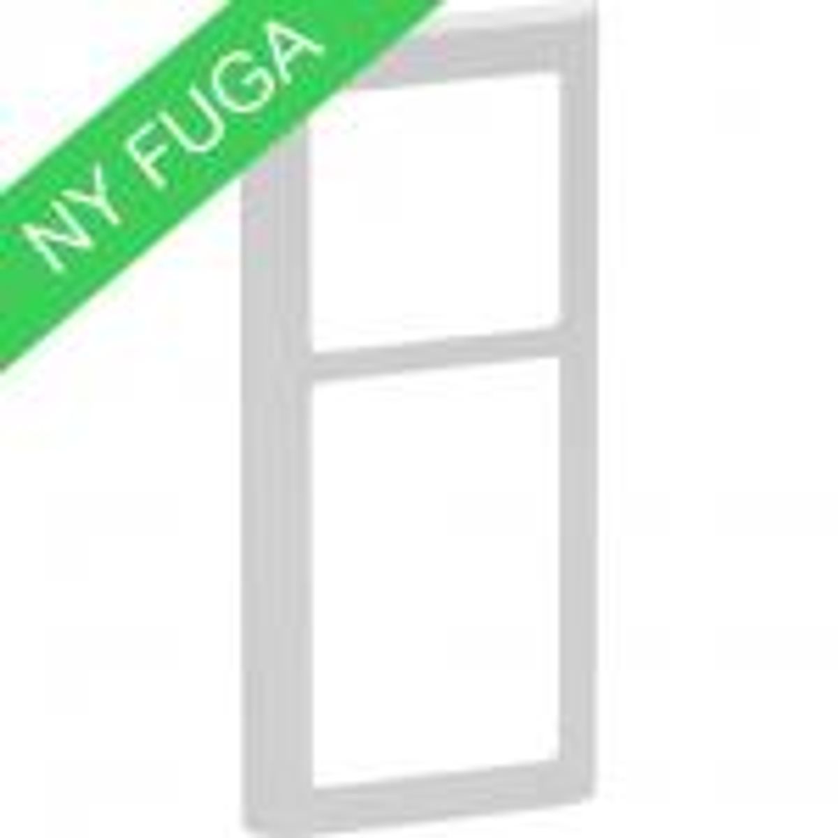 LK FUGA ® Design Ramme 63 Soft, 2,5 modul, lysegrå