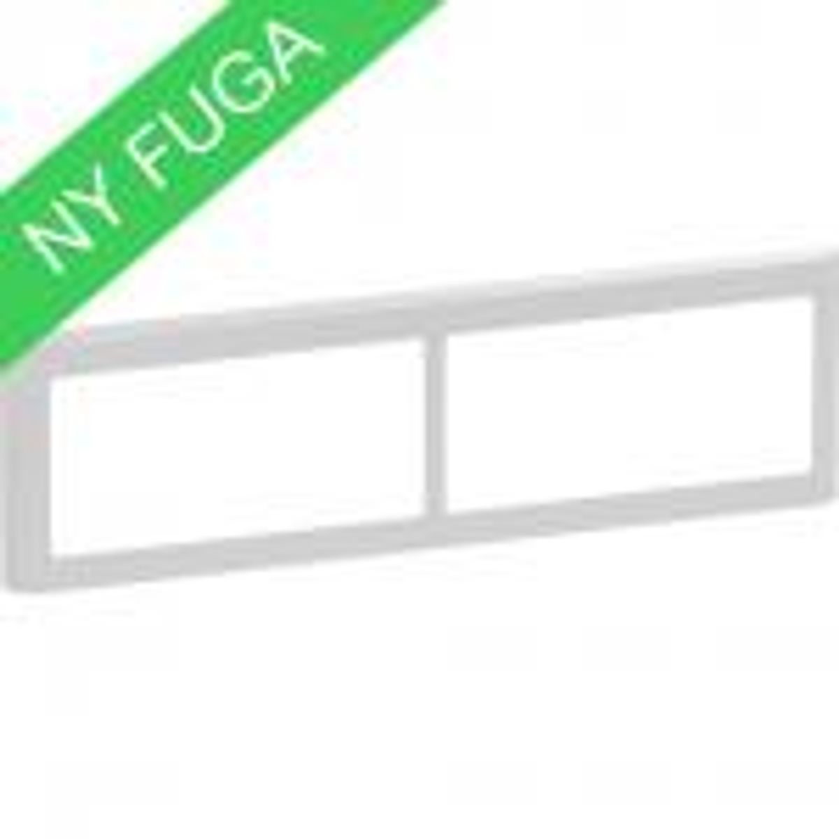 LK FUGA ® Design Ramme 63 Soft, 2x2 modul vandret, lysegrå