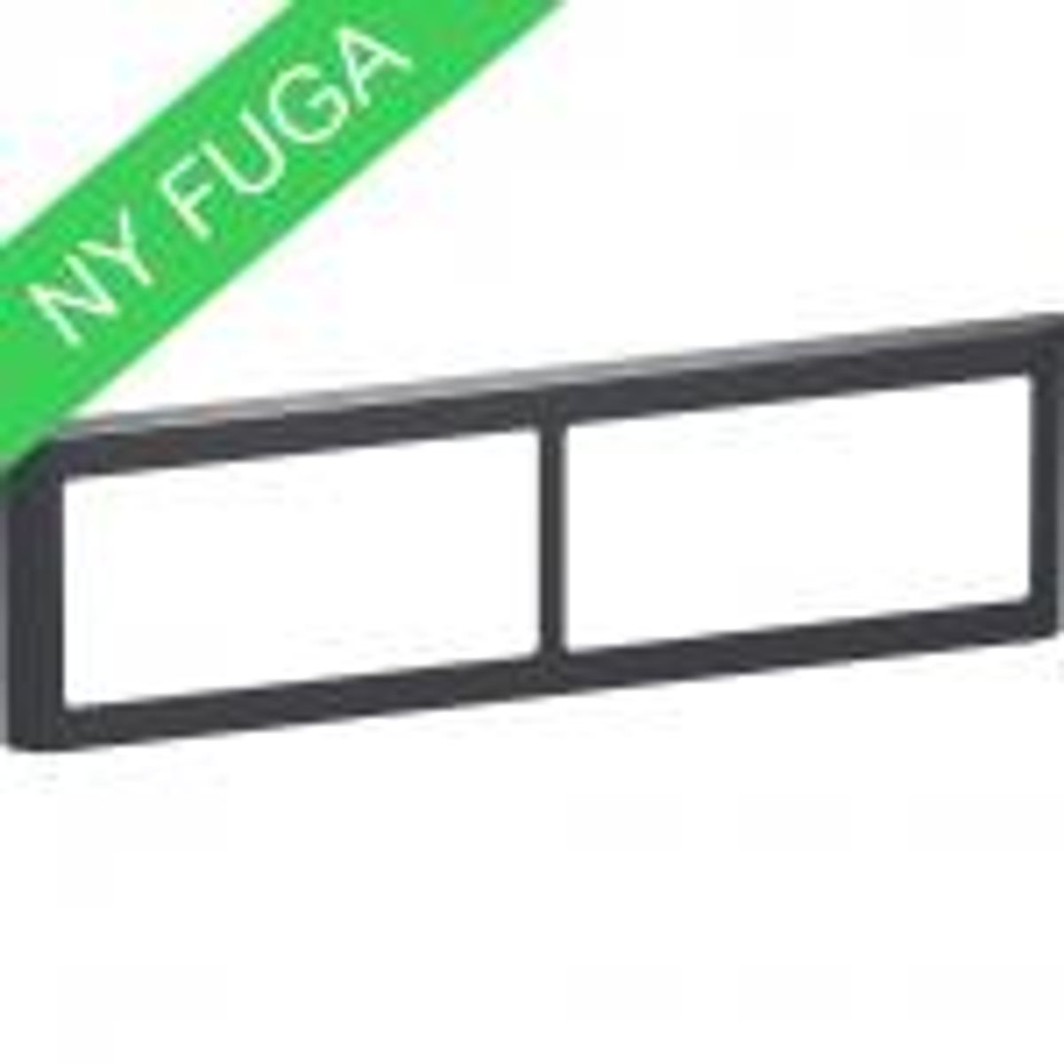 LK FUGA ® Design Ramme 63 Soft, 2x2 modul vandret, koksgrå