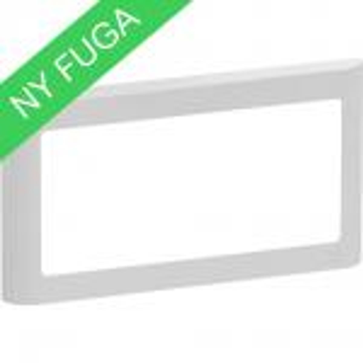 LK FUGA ® Design Ramme 63 Soft, 2 modul vandret, lysegrå