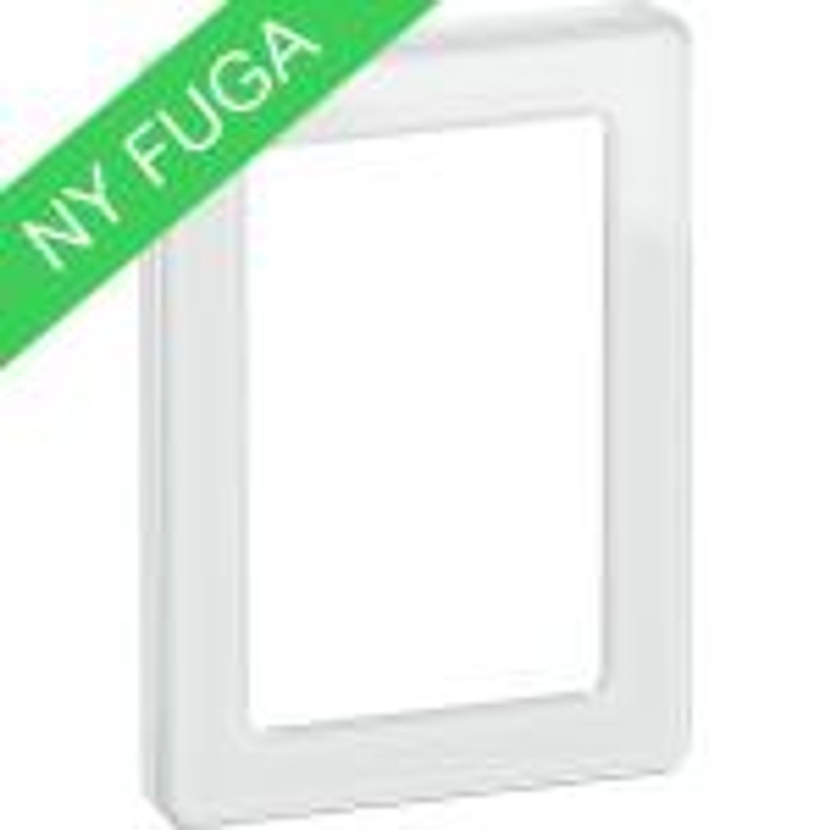 LK FUGA ® PURE Design Ramme glas 1,5 modul, hvid