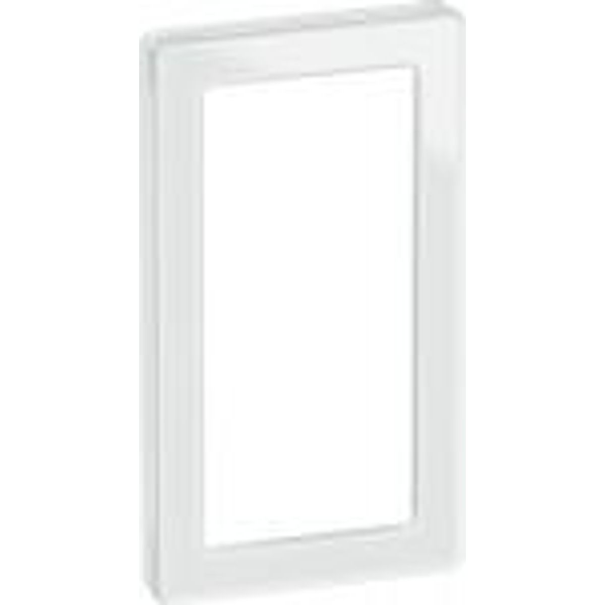 LK FUGA ® PURE Design Ramme glas 2 modul, hvid