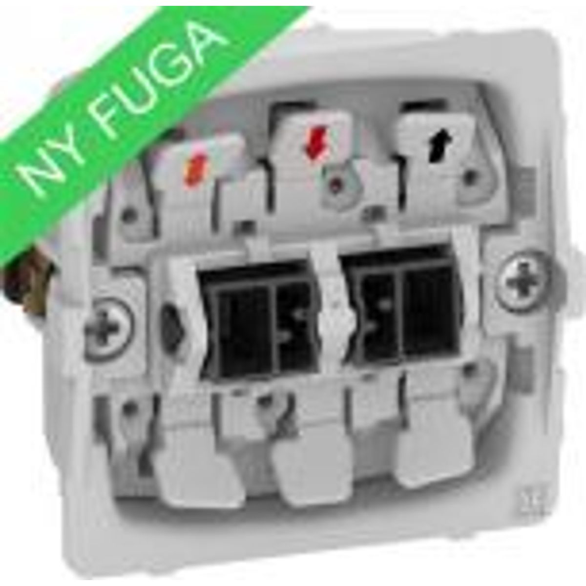 LK FUGA ® Afbryder 1 polet 16A 250V m/sløjfeklemme (uden afdækning)