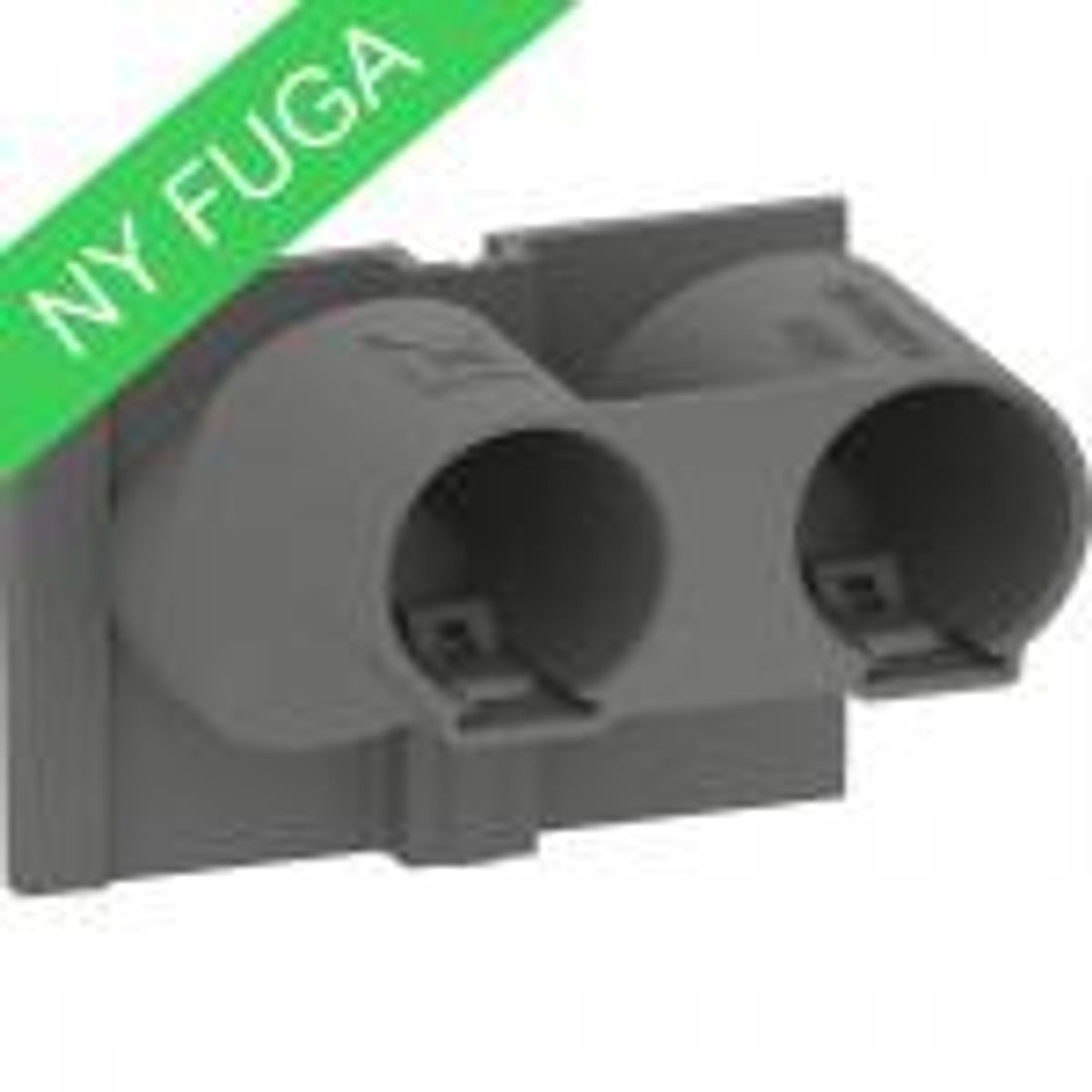 LK FUGA ® Z-tud 2xØ16 mm for nye FUGA indmurings- og instøbningsdåser