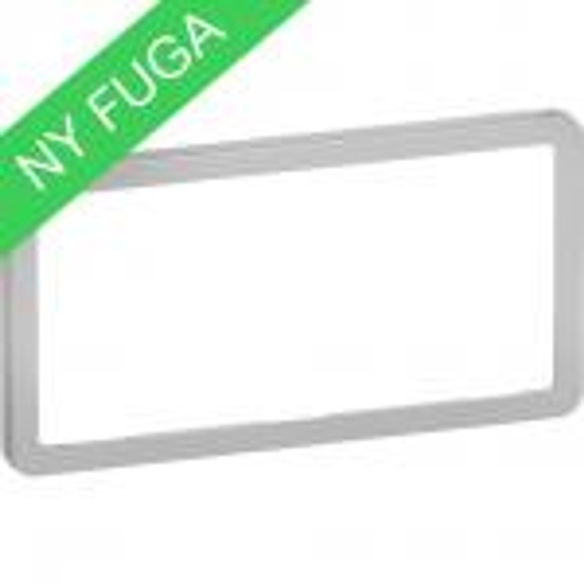 LK FUGA ® Design SLIM 2 modul, stålmetallic